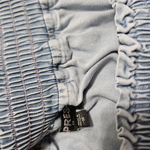 Light Blue Ruffled Dress - Picture 2 of 3